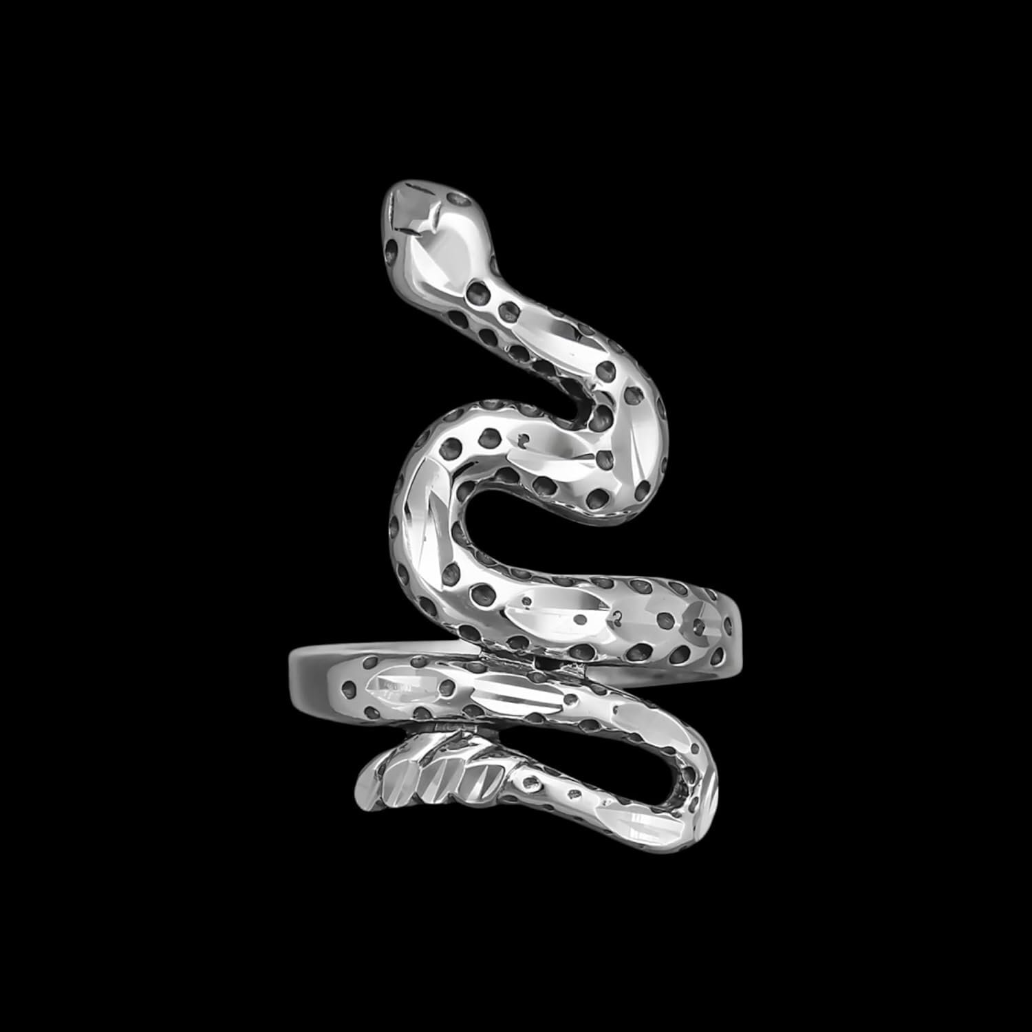 Diamond Cut Wrapped Snake