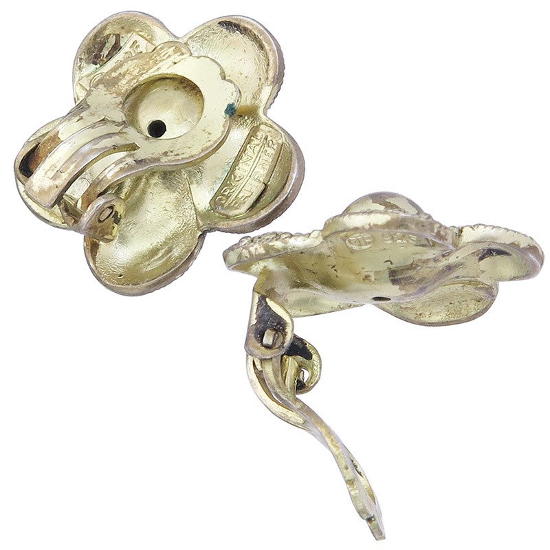 Theodor Fahrner Sterling Silver Clip On Earrings