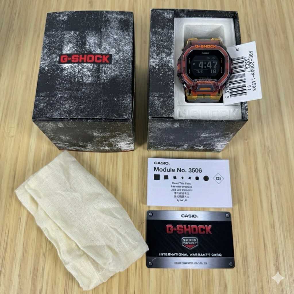 Casio G-Shock G- Squad Bluetooth Step Tracker GBD-200SM Series (Brand New)