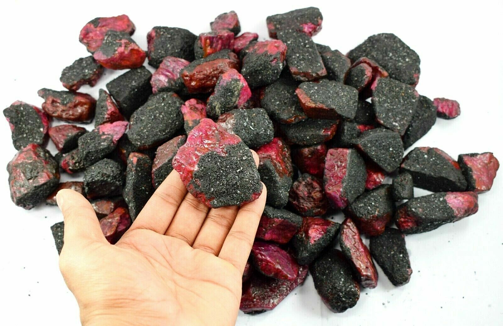 DYED Natural 4.5 Kg South African Red Ruby Rough Wholesale Gemstone
