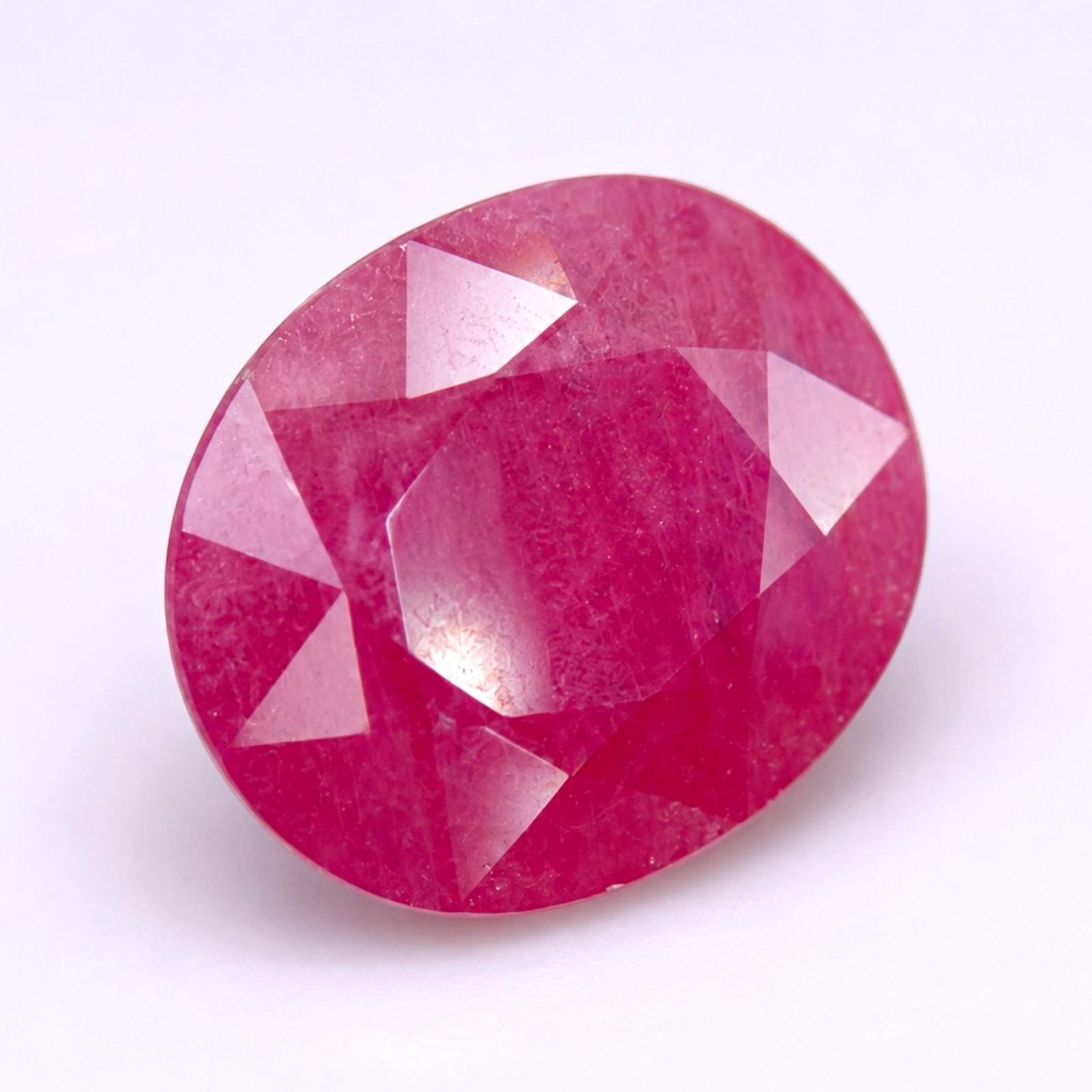 20.00 ct RUBY – SRI LANKA – Natural Rare Unusual Large Faceted Gemstone