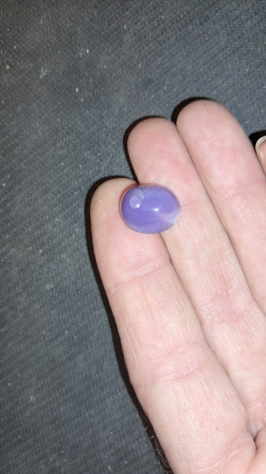 Holly Blue Agate Cabochon 15×12.2mm Oval