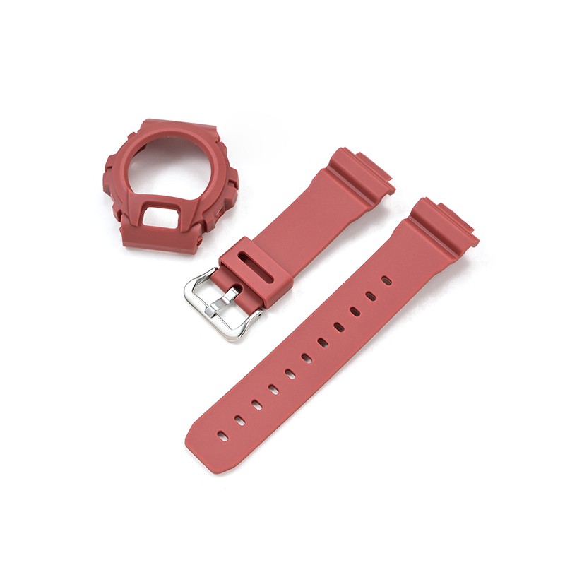 Case + Strap for Casio DW-6900/6600/6930 TPU Resin Watch Band Bracelet Shell