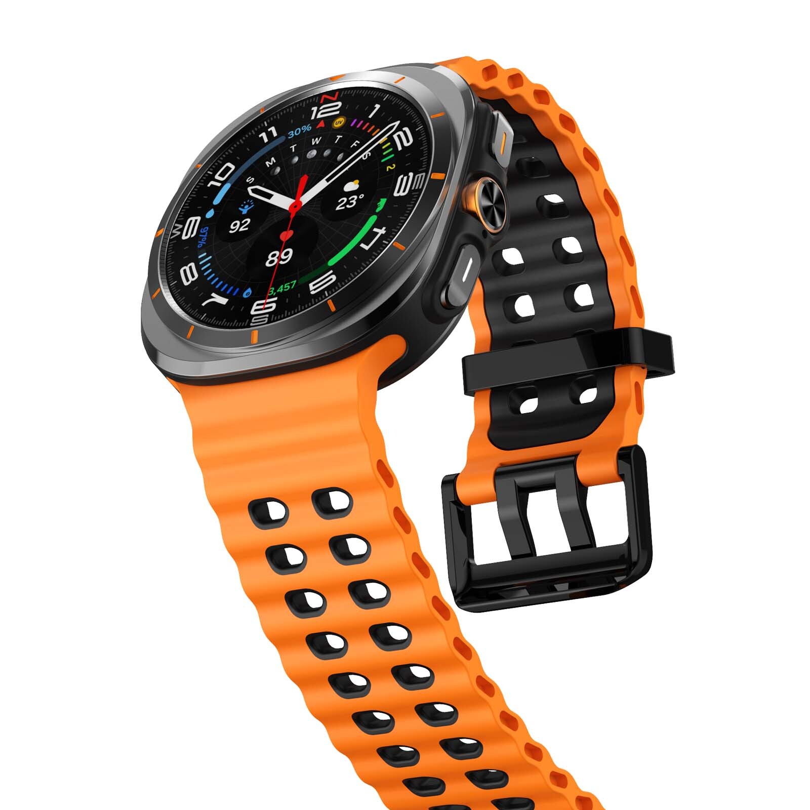 For Samsung Galaxy Watch Ultra 2 2026/2025/2024) Sport Silicone Watch Band Strap