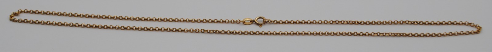 9ct Yellow Gold Rolo Link Chain 3.39 gn, 45.5cm (FREE AUSTRALIA-WIDE POSTAGE)