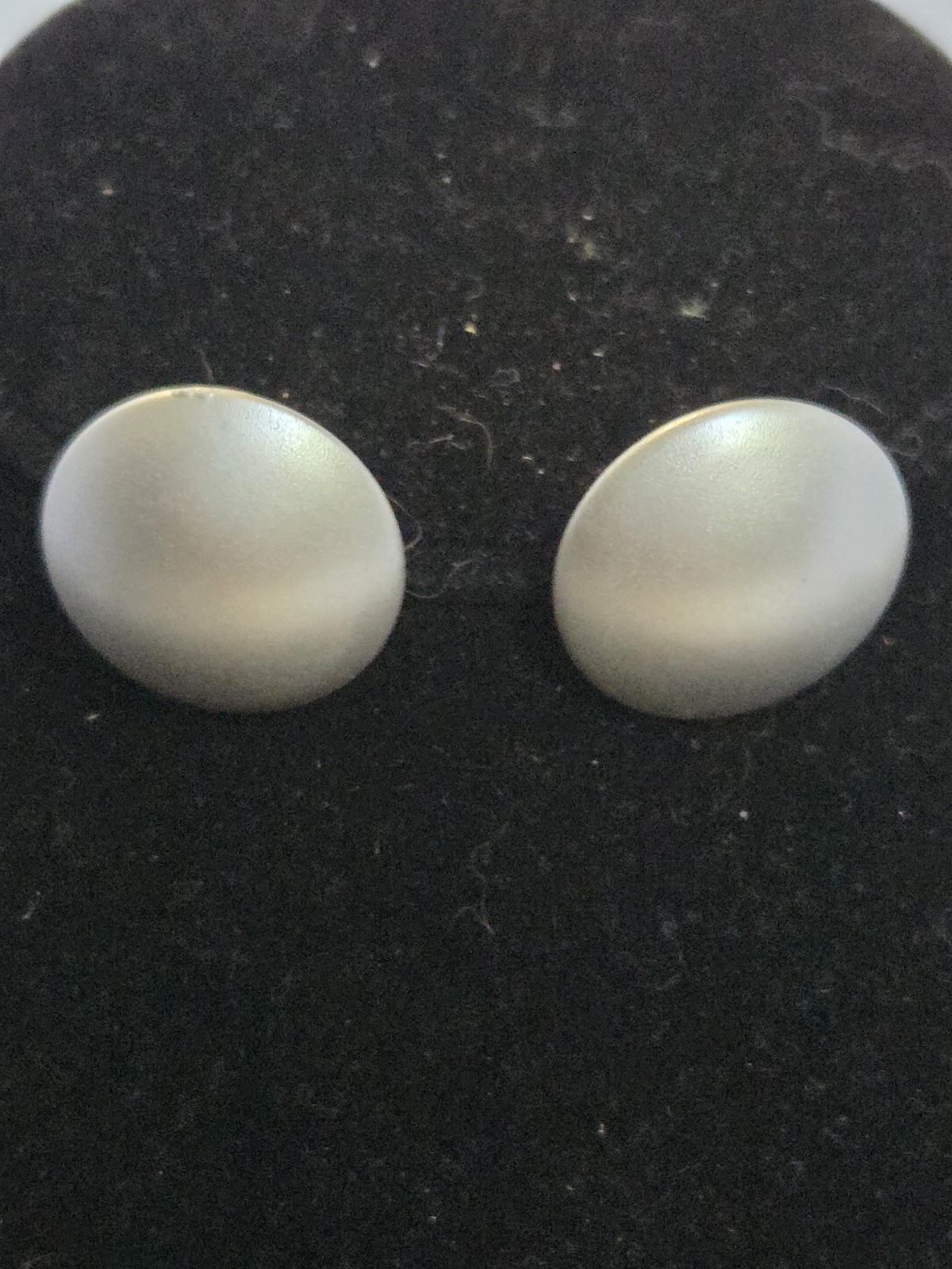 Chic Silver Gray Graduated Faux Pearl Statement Necklace And Earring Avon