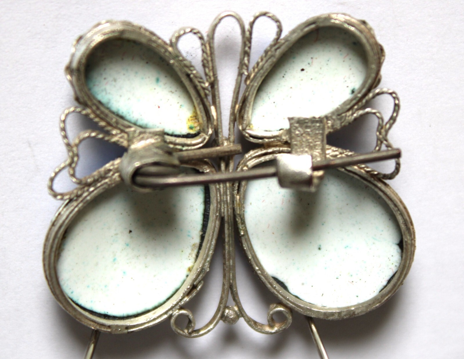 Vintage Russian Painted Enamel Finift Jewelry Butterfly Brooches 3 Variation #56