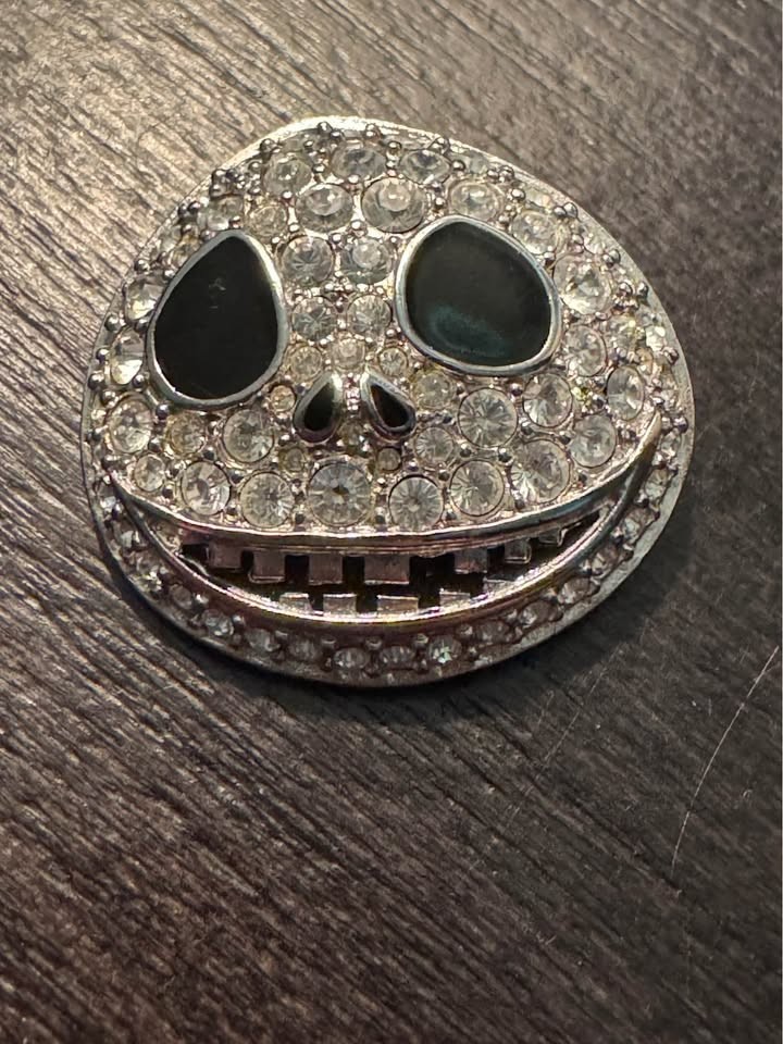 Swarovski Jack Skellington brooch