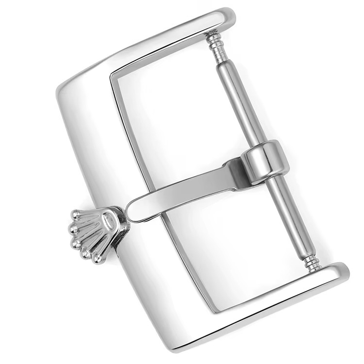 Crown Rolex watch buckle 20mm White Gold plated BKLWG20