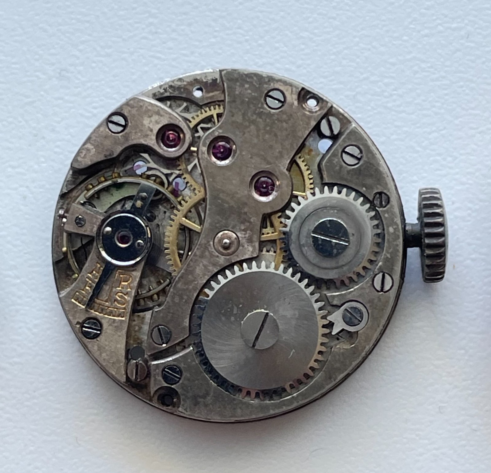 Vintage Benrus Jules Jurgensen Watch Movement ETA 2452 39 Jewels Parts Lot