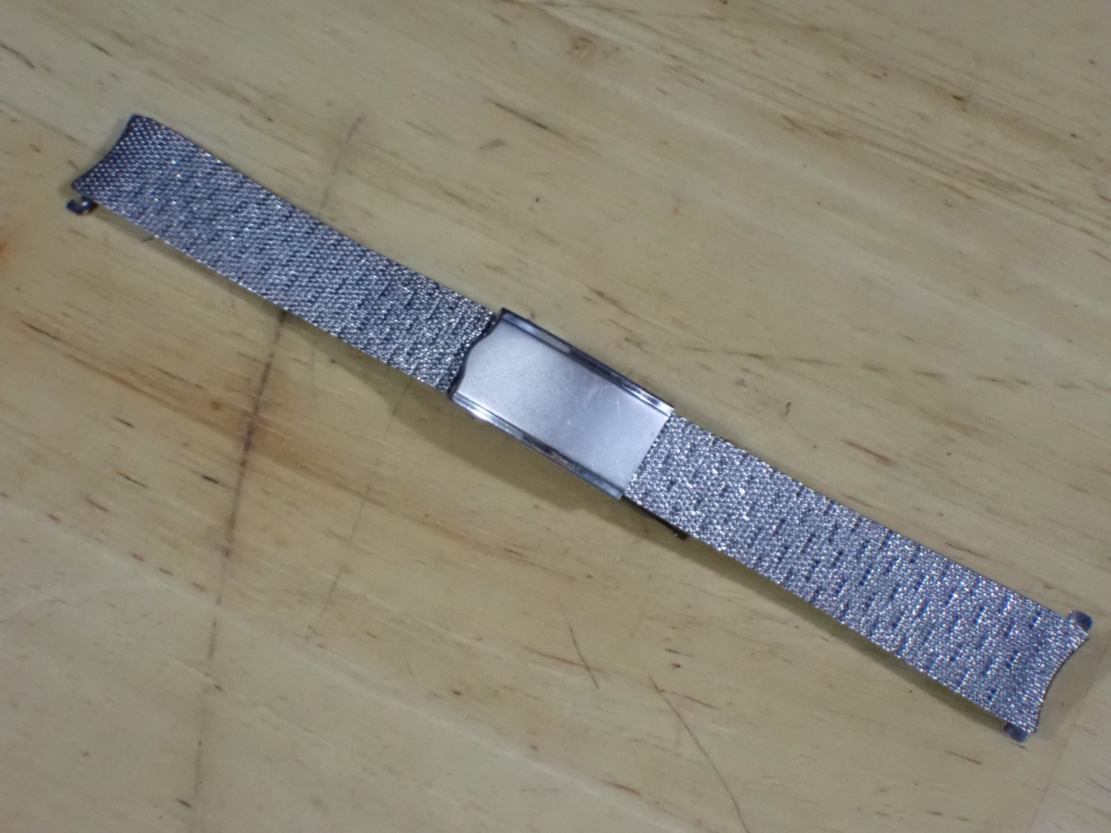 Vintage KREISLER Stainless MESH Deployment Watch Band 17.4 mm end Mint