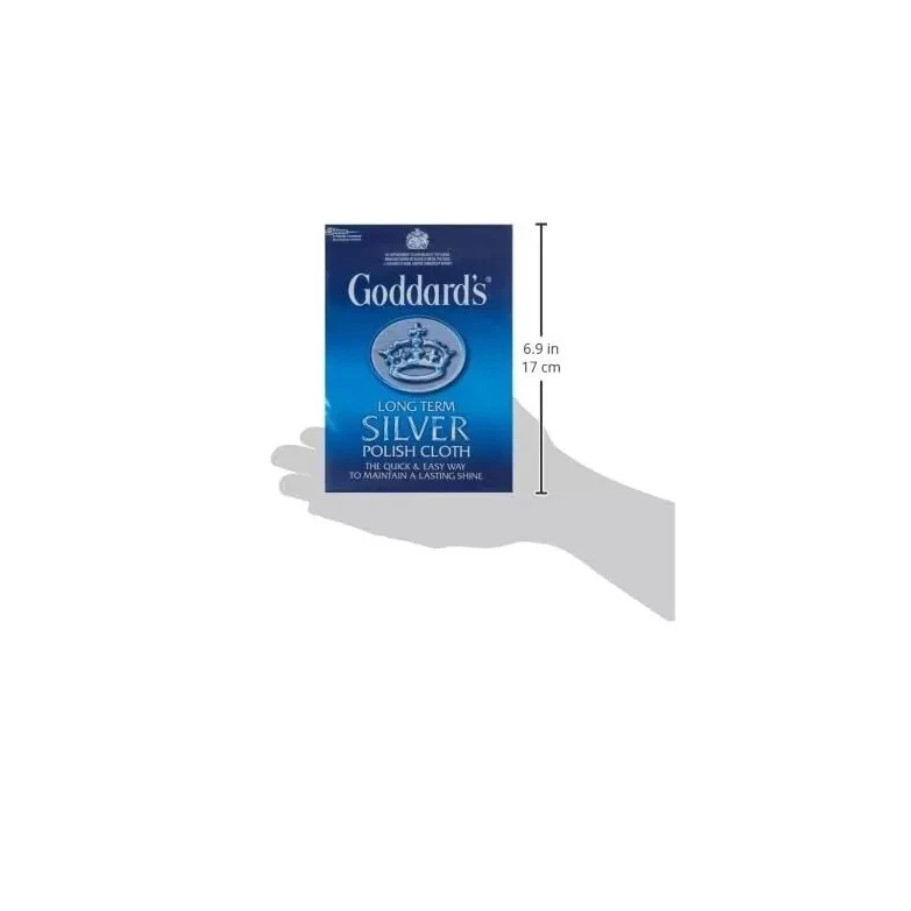 2 Pack Goddards Long Term Silver Polish Cloth Jewelry Silverware Care