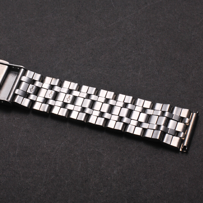 Premium Watch Accessories Five Beads Stainless Steel Watch Band Strap 18 20 22mm