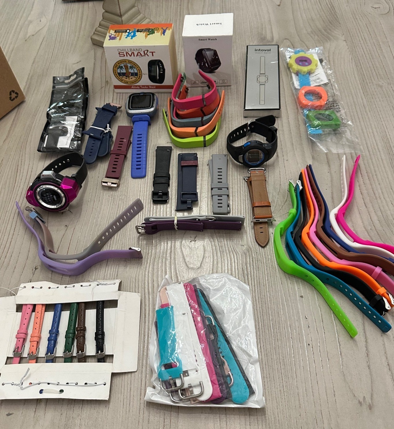 Assorted Smartwatch & Classic Watch Bands Imitation Leather Silicone More