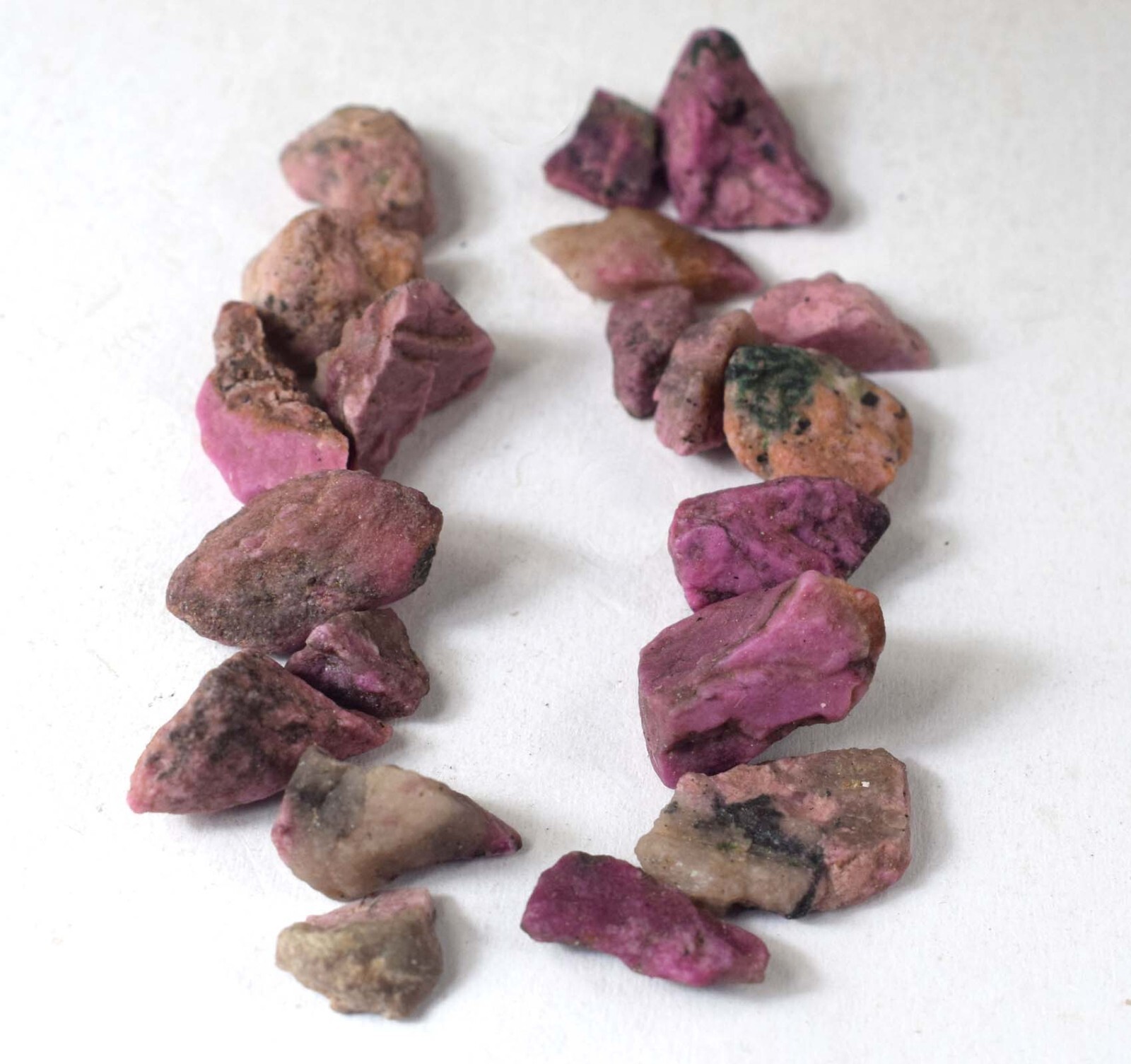 Natural 99.20 Ct Pink Ruby Gemstone Rough Lot Mineral Specimen Certified E13888