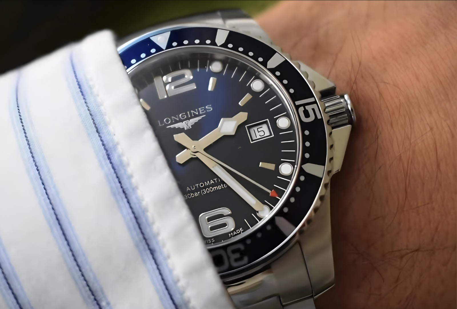 Longines HydroConquest Automatic Blue Dial/Bezel 41mm 300m Date
