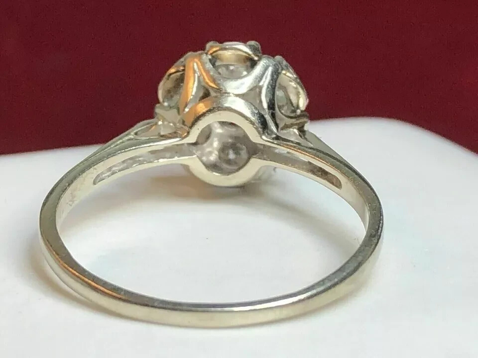 2.50Ct Round Cut Lab Created Diamond Wedding Ring 14K White Gold Plated Silver