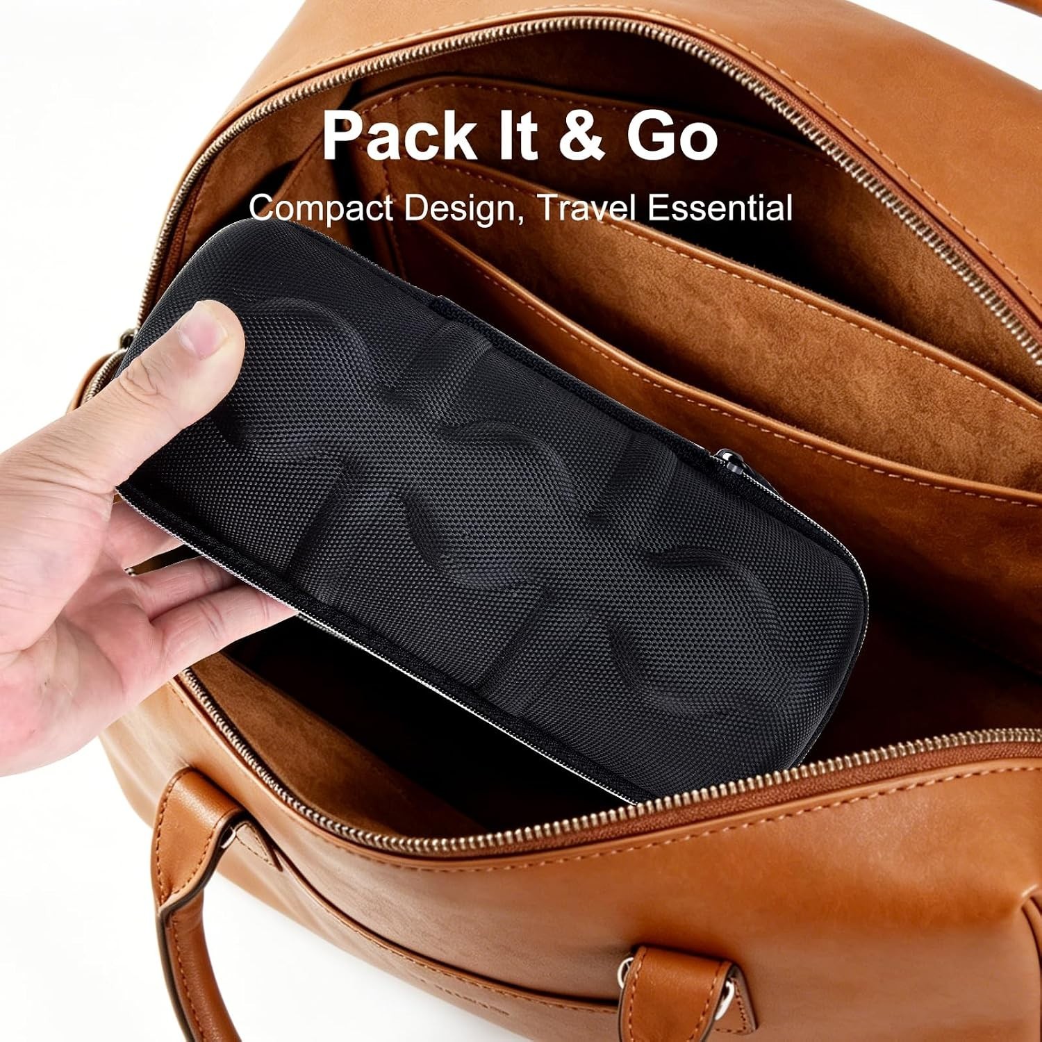 Sleek 3-Slot Hard Shell Watch Organizer with Soft Pillows | Portable & Dustproof