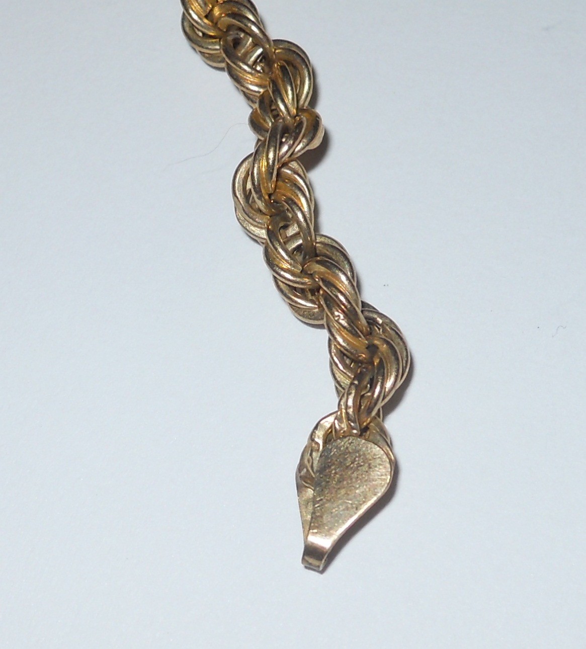 10K Yellow Gold Rope Chain Necklace 9.6 Grams, 23 Inches, 3mm