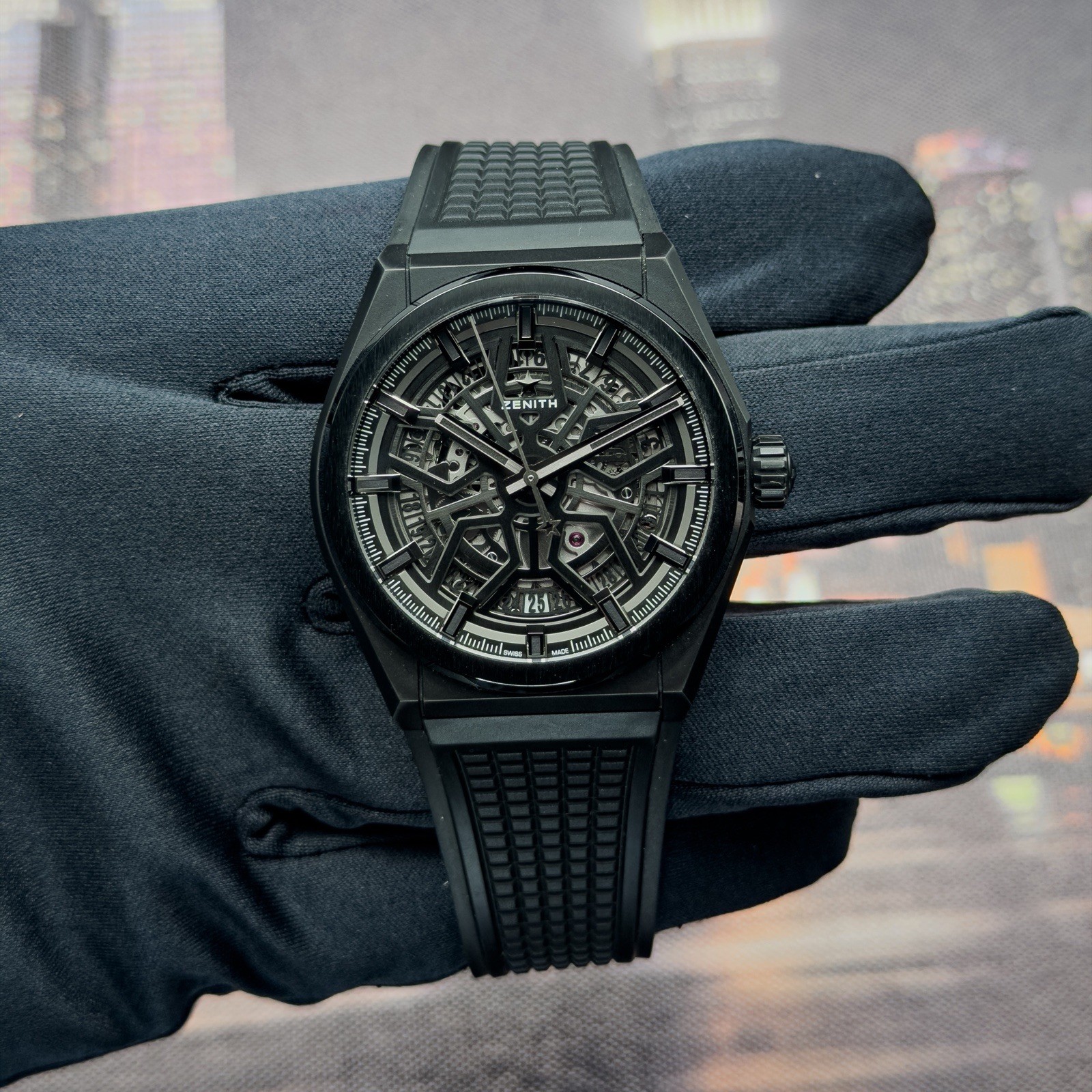 Zenith Defy Men’s Black Watch – 49.9000.670/77.R782