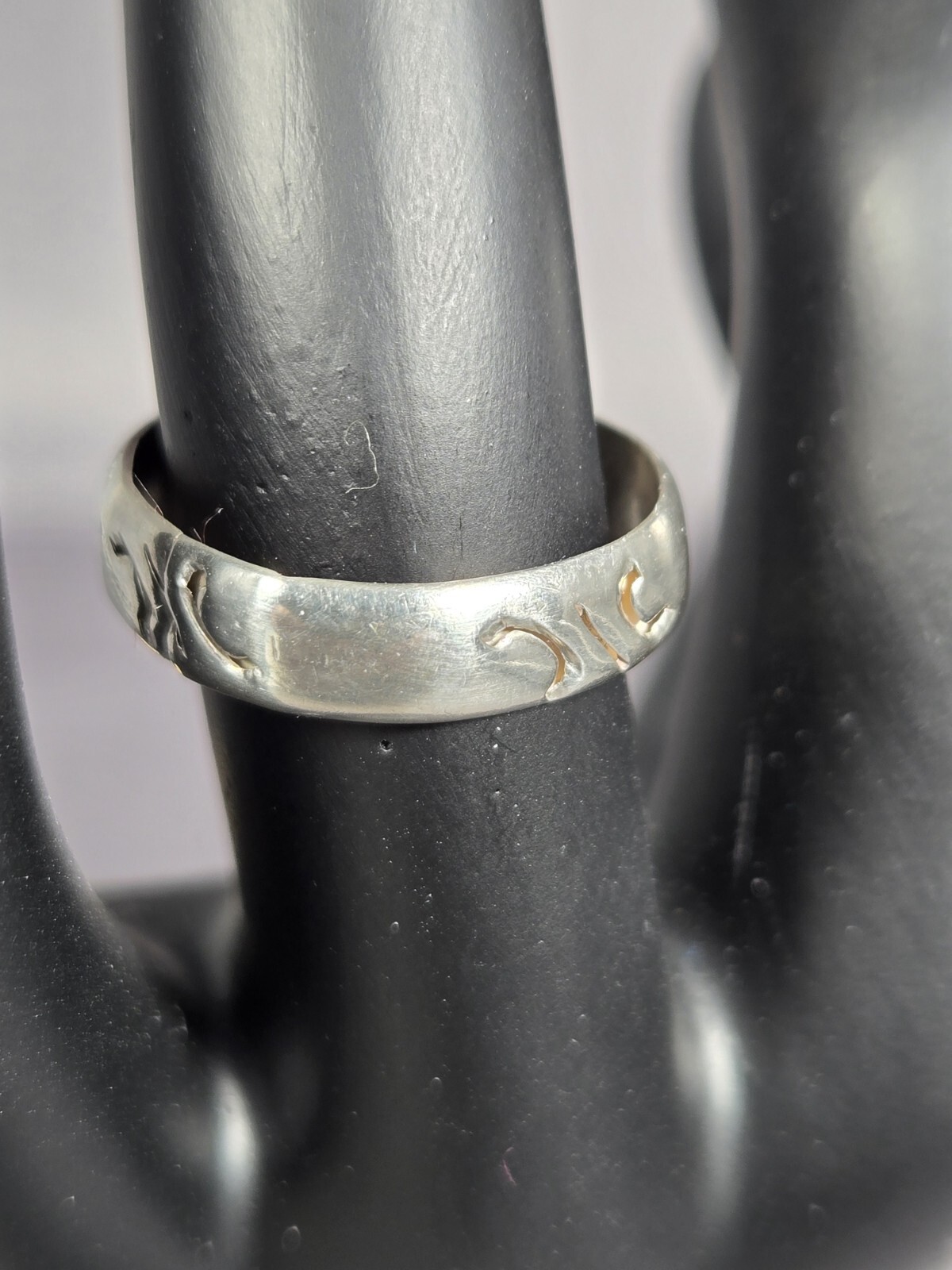 SILVER 925 1.2 Gram Size 6 1/2 Hand Made In Mexico Width 5mm