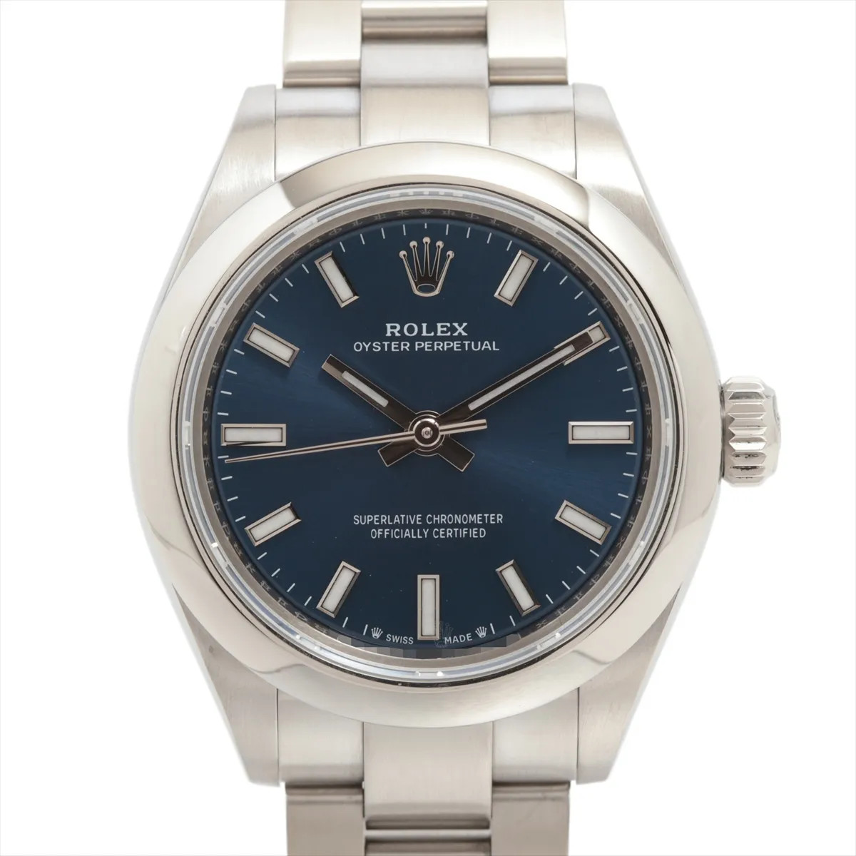 Rolex Oyster Perpetual 28 276200 SS SS AT Blue-Face