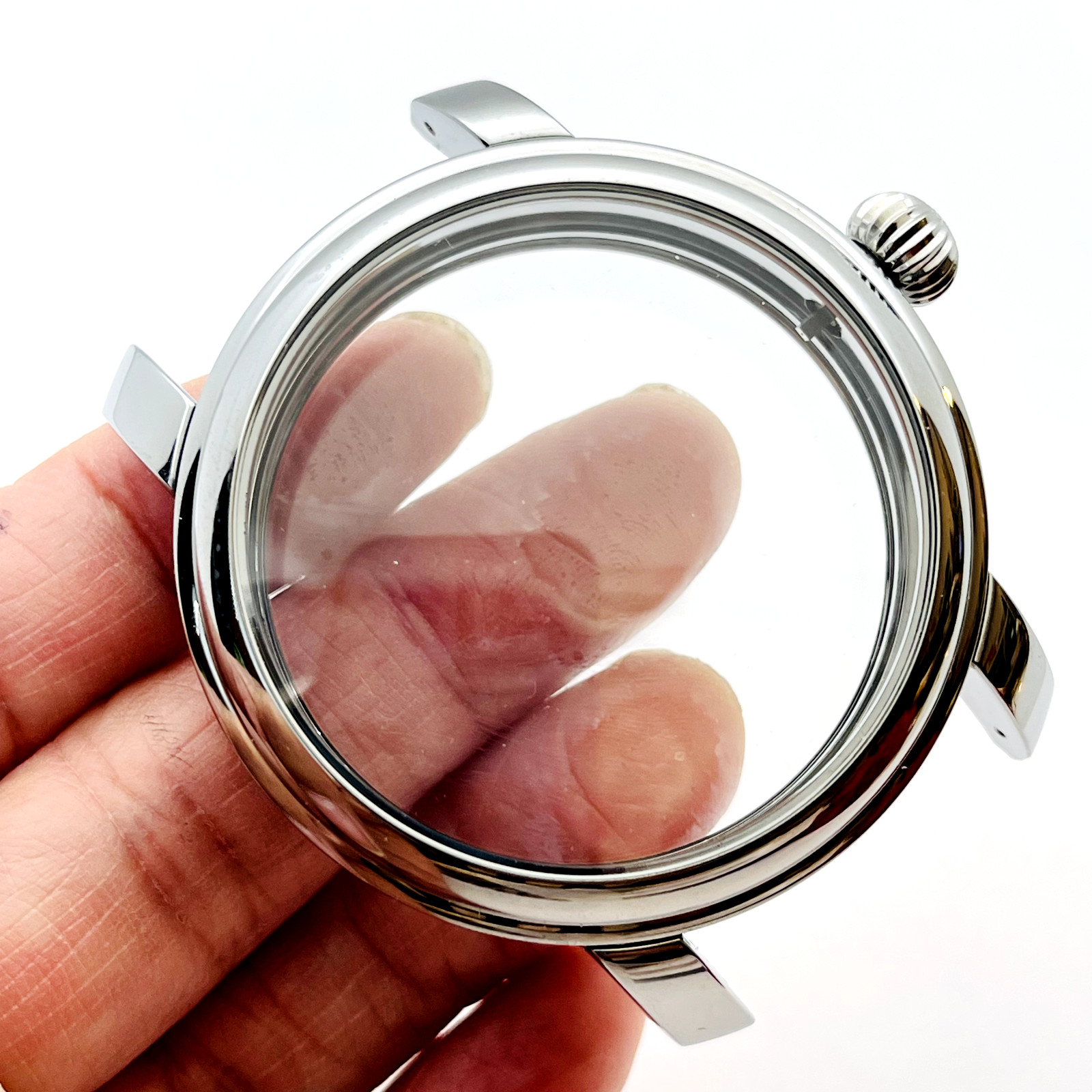 R3 *(1)* WOW Size 16S WRISTWATCH Wrist Pocket Watch Display Case – Silver Plated