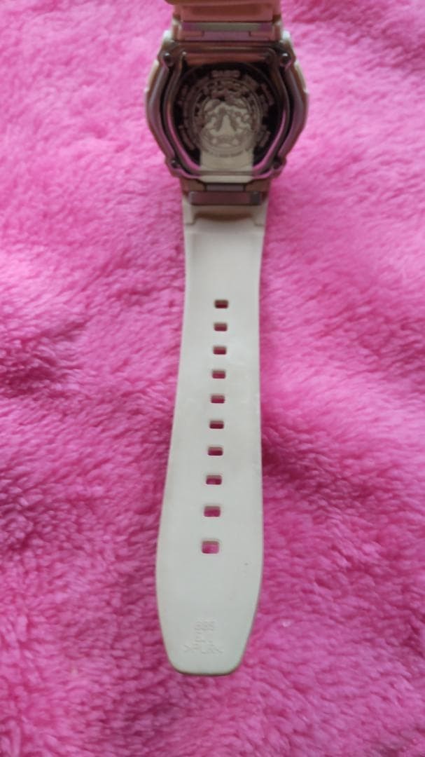 BABY-G ladies wristwatch limited model angel and devil white some scratches