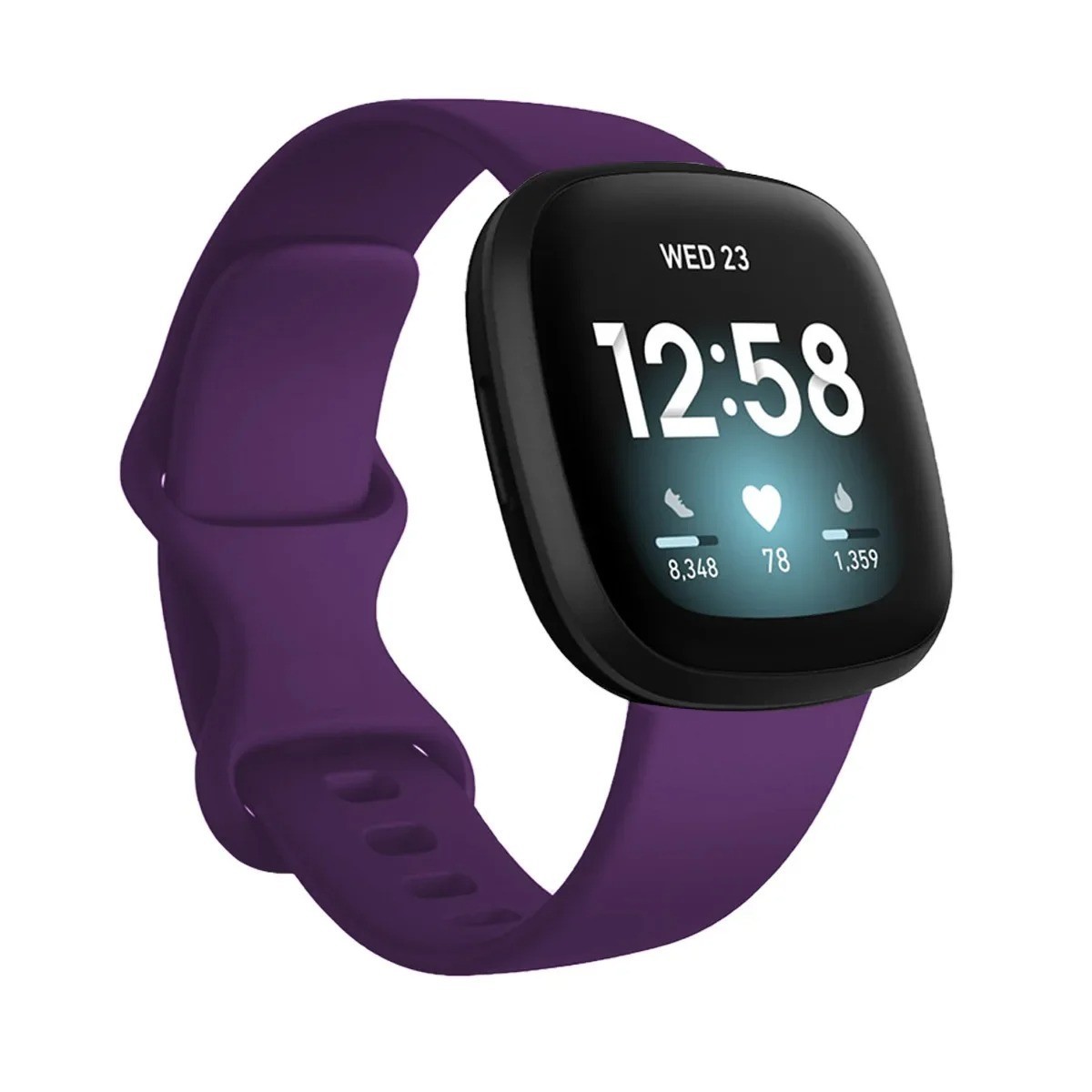 For Fitbit Versa 3 4 Sense Silicone Strap Wristband Replacement Watch Band Sport