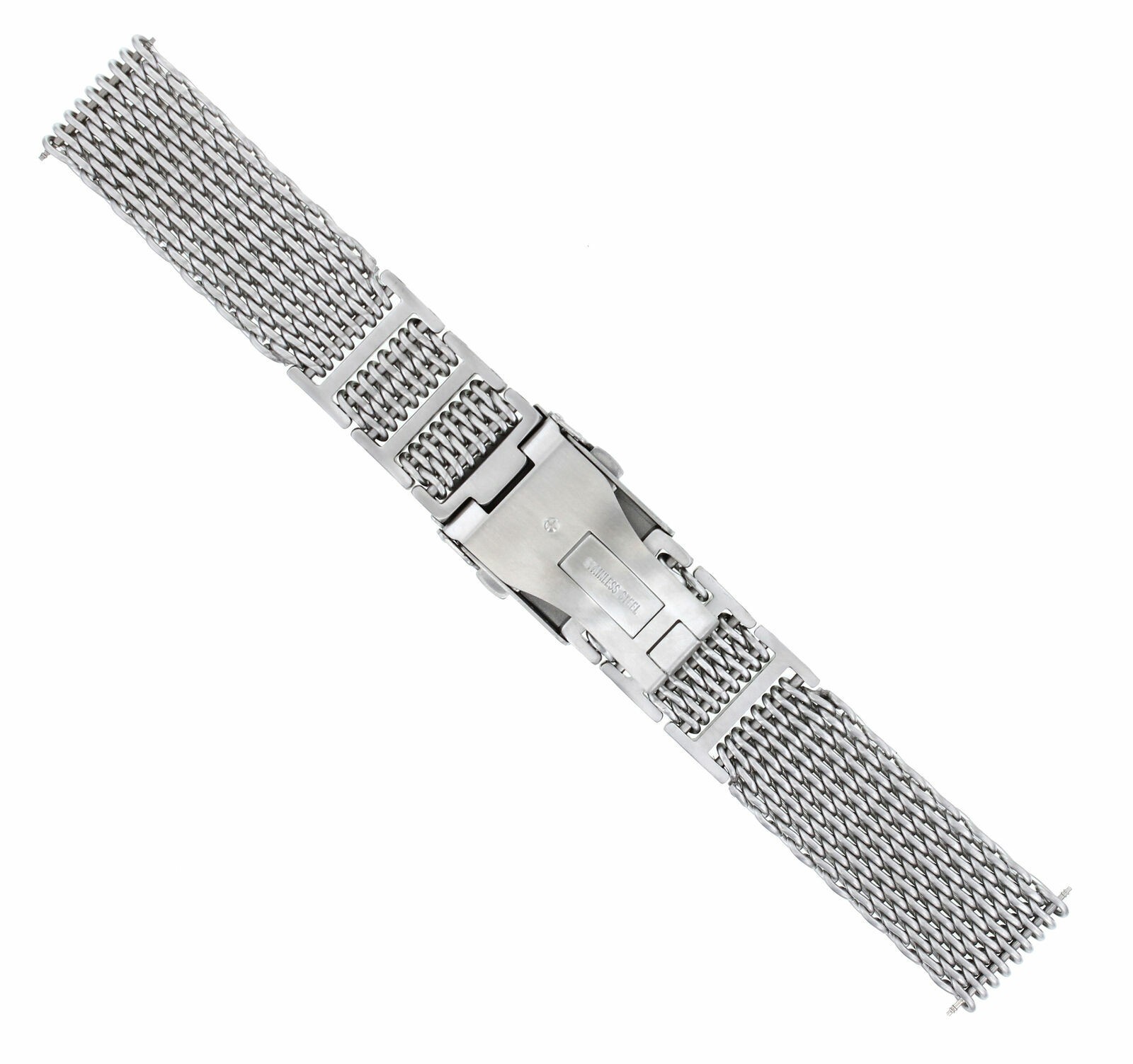 24MM SHARK MESH STAINLESS STEEL WATCH BAND STRAP BAND FOR BREITLING THICK HEAVY