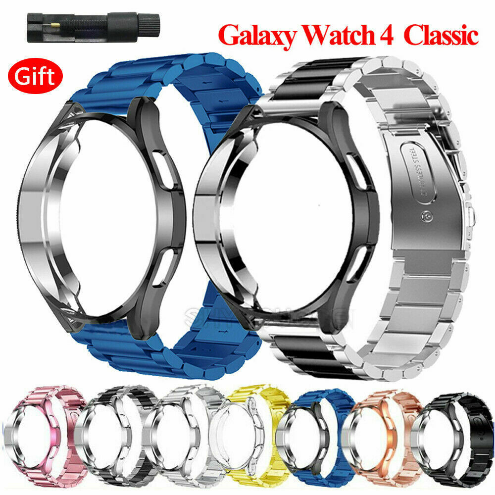 Metal Band Strap + Case Cover For Samsung Galaxy Watch 5 40/44mm 5 Pro 45mm