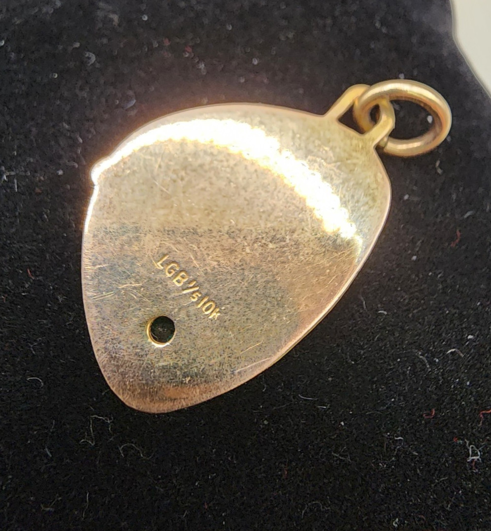 Vintage AT&T Long Lines Service Award Charm 1/5 10K Gold Filled LGB Shield