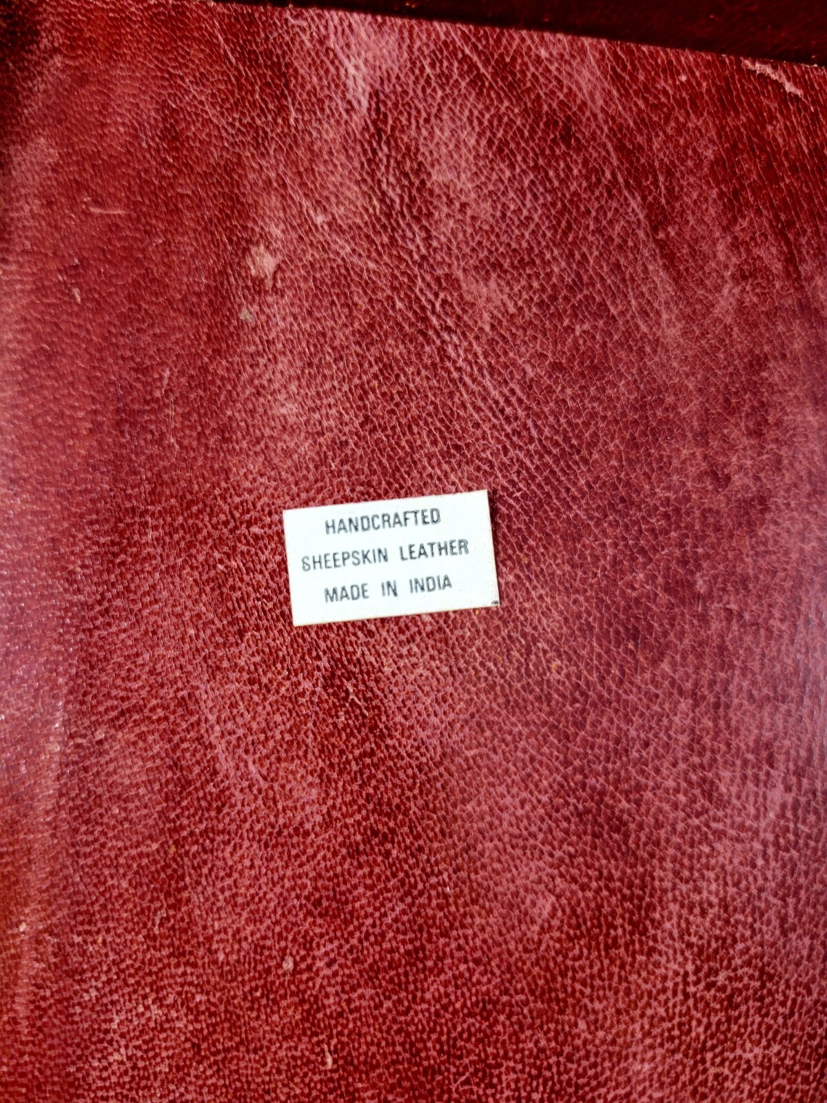 Handcrafted Sheepskin Leather Jewelry Box 4in Wide 2.8in Height
