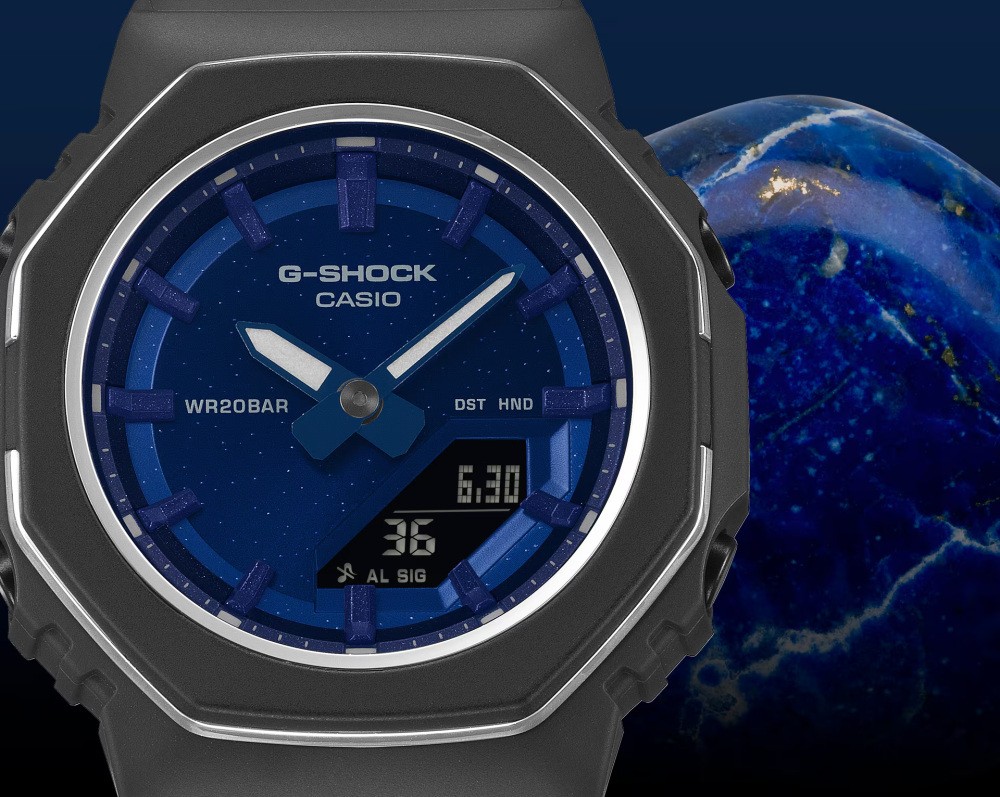 Casio G Shock ANALOG DIGITAL WOMEN GMA P2110SC 2AJF Dark Blue Dial New Women’s W