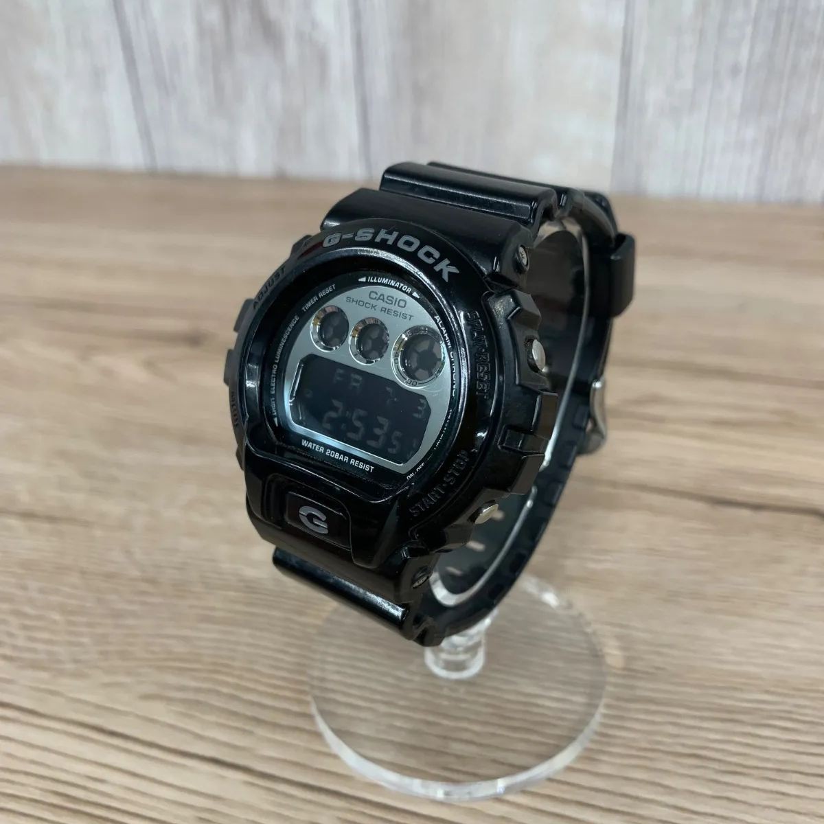 Working item CASIO G SHOCK DW 6900NB Black Wristwatch Hiratsuka Clothing H from