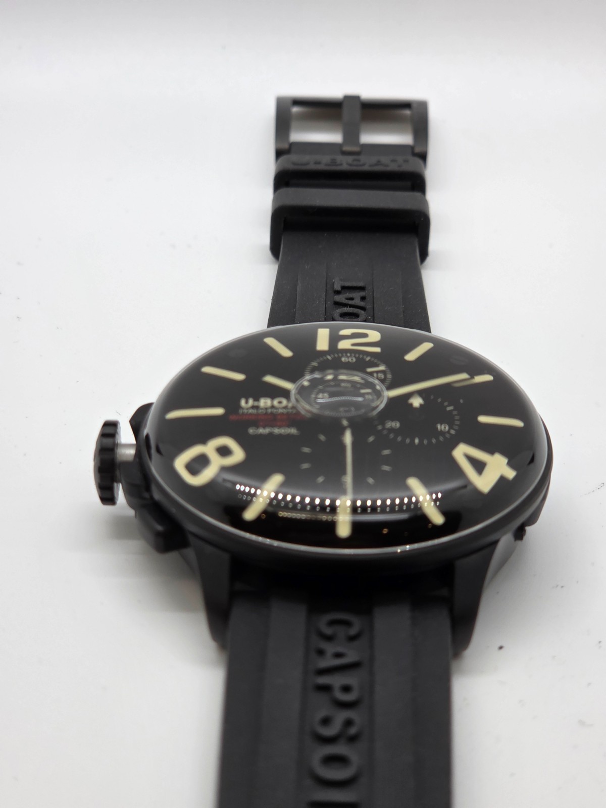 U-Boat CAPSOIL CHRONOGRAPH 8109/A, 1st Edition, RARE, 1 watch, 2 straps