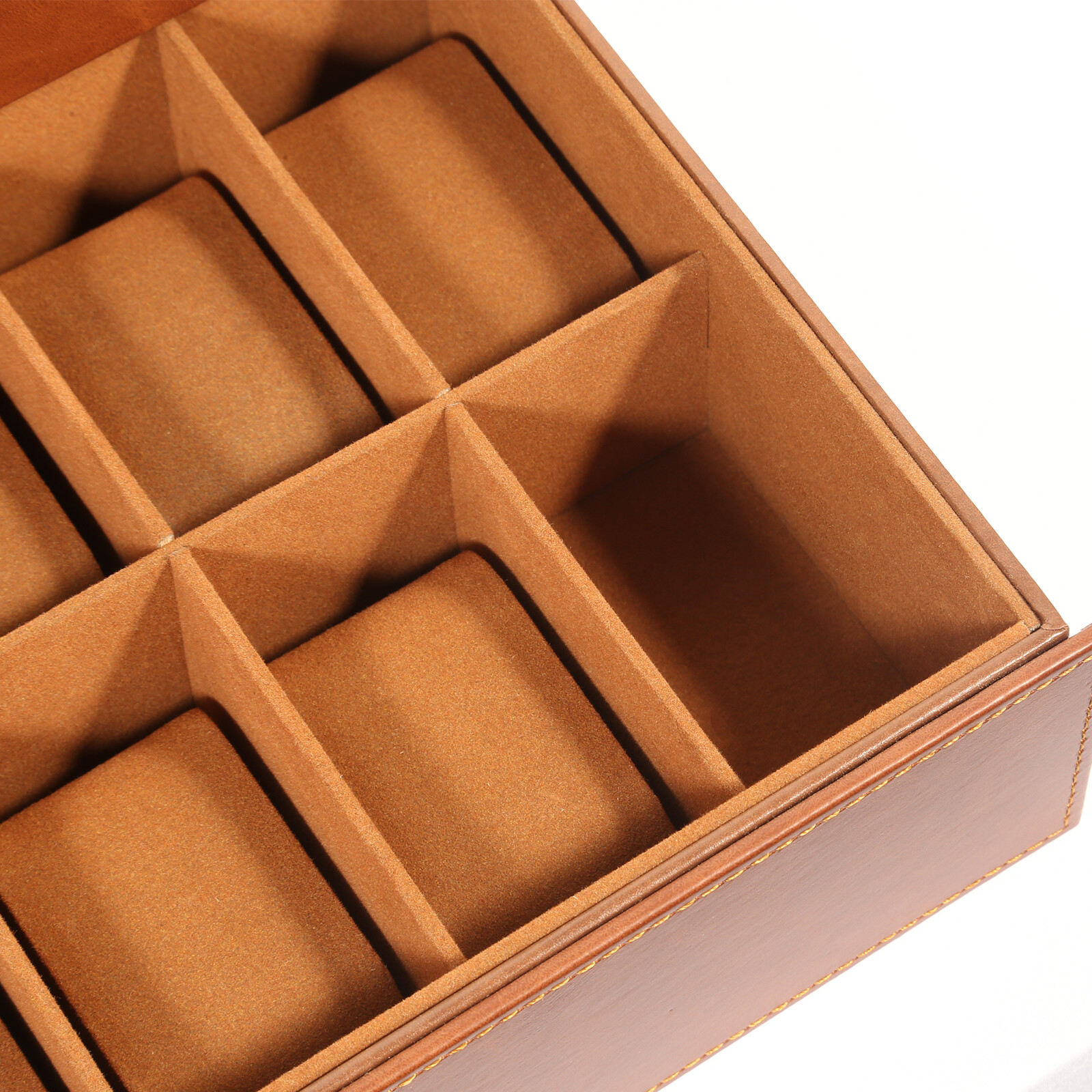 【Preloved】20 Slots Watch Box Watch Case PU Leather Jewelry Storage Display Case