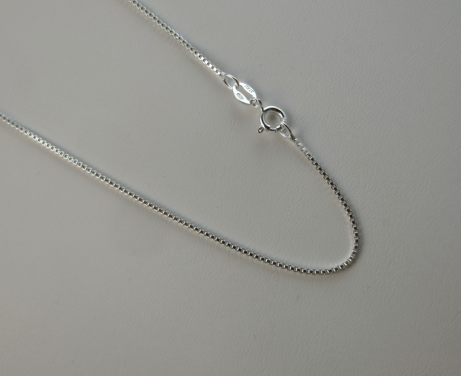 7,8,9,10,11 inches BRACELET / ANKLET Sterling Silver 1.1mm Box. Pure .925 Silver