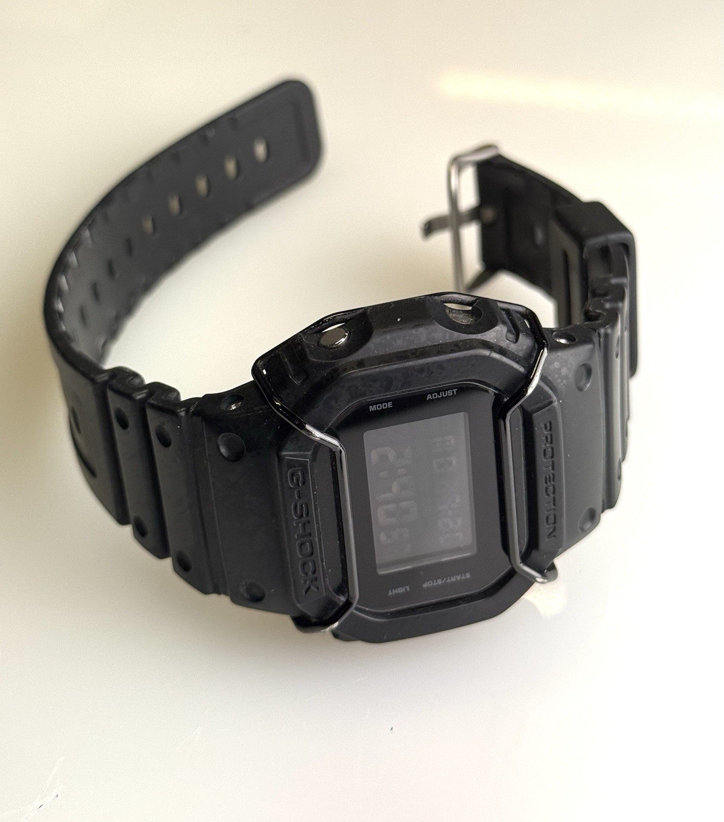Casio G-SHOCK 5600 Series Black Digital Resin Strap Watch 200m Alarm