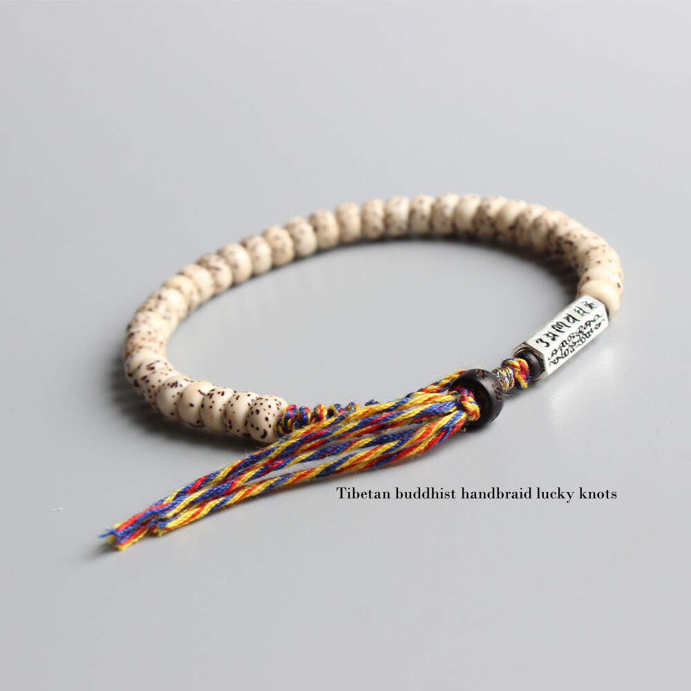 Bodhi Bead Men’s Bracelet Tibetan Buddhism Wrist Mala Mantra Charm Jewelry