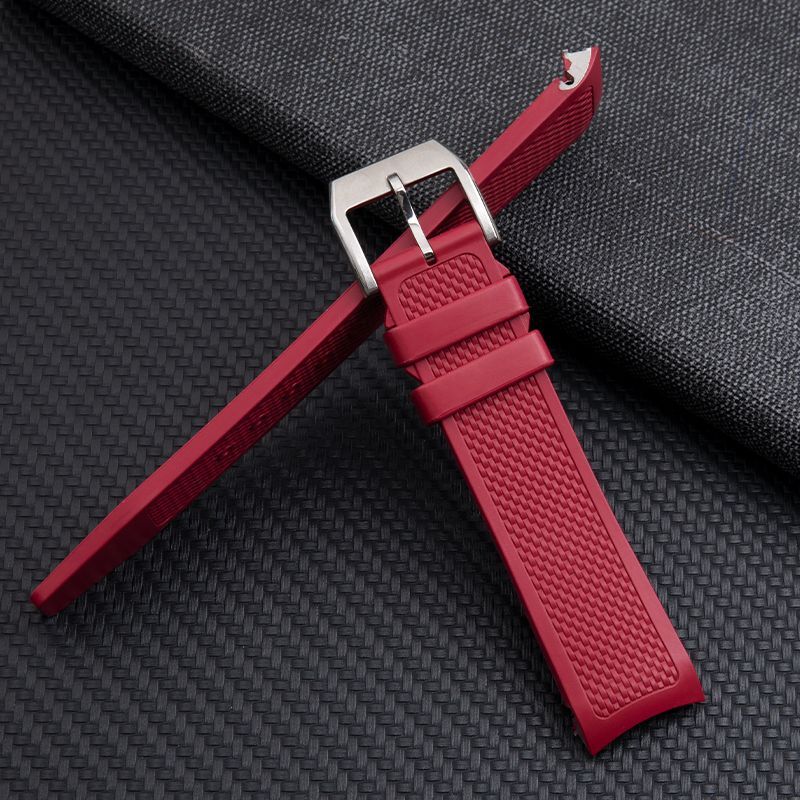20 mm Fluorine FKM Rubber Watch Strap Fits IWC Portuguese Model Watches 40/41mm