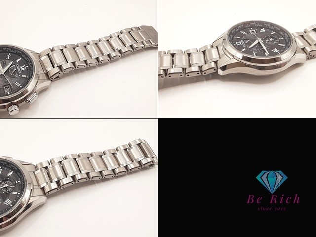 Excellent Condition CITIZEN Exceed Eco Drive Date AT9110 58E H820 T023916 Black