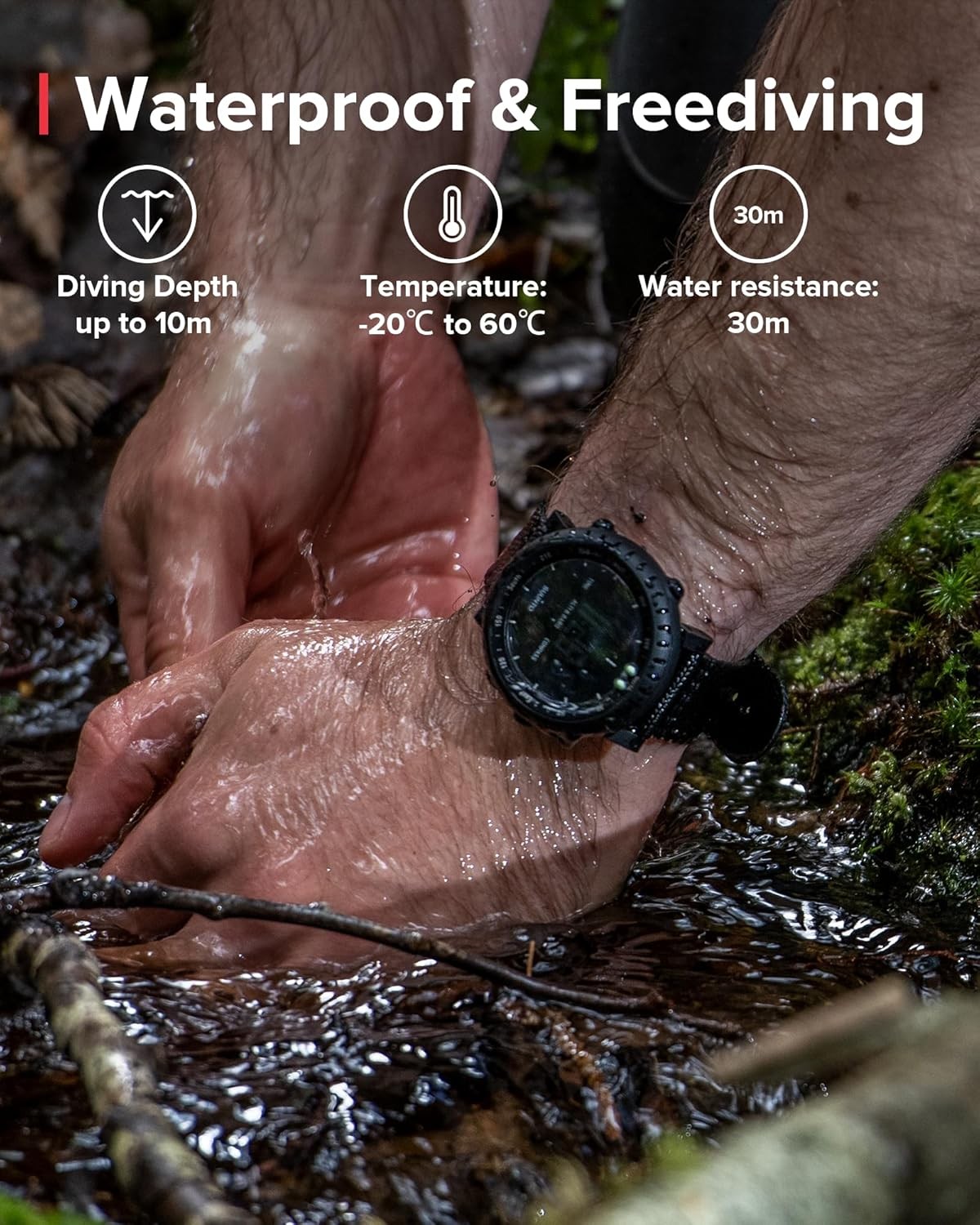 Suunto CORE ALPHA STEALTH Sports Watch – Black