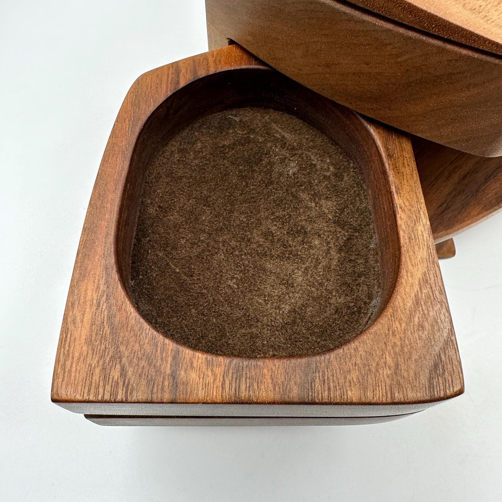 Kellam Studio Handcrafted Walnut Wood 5-Drawer Jewelry Box
