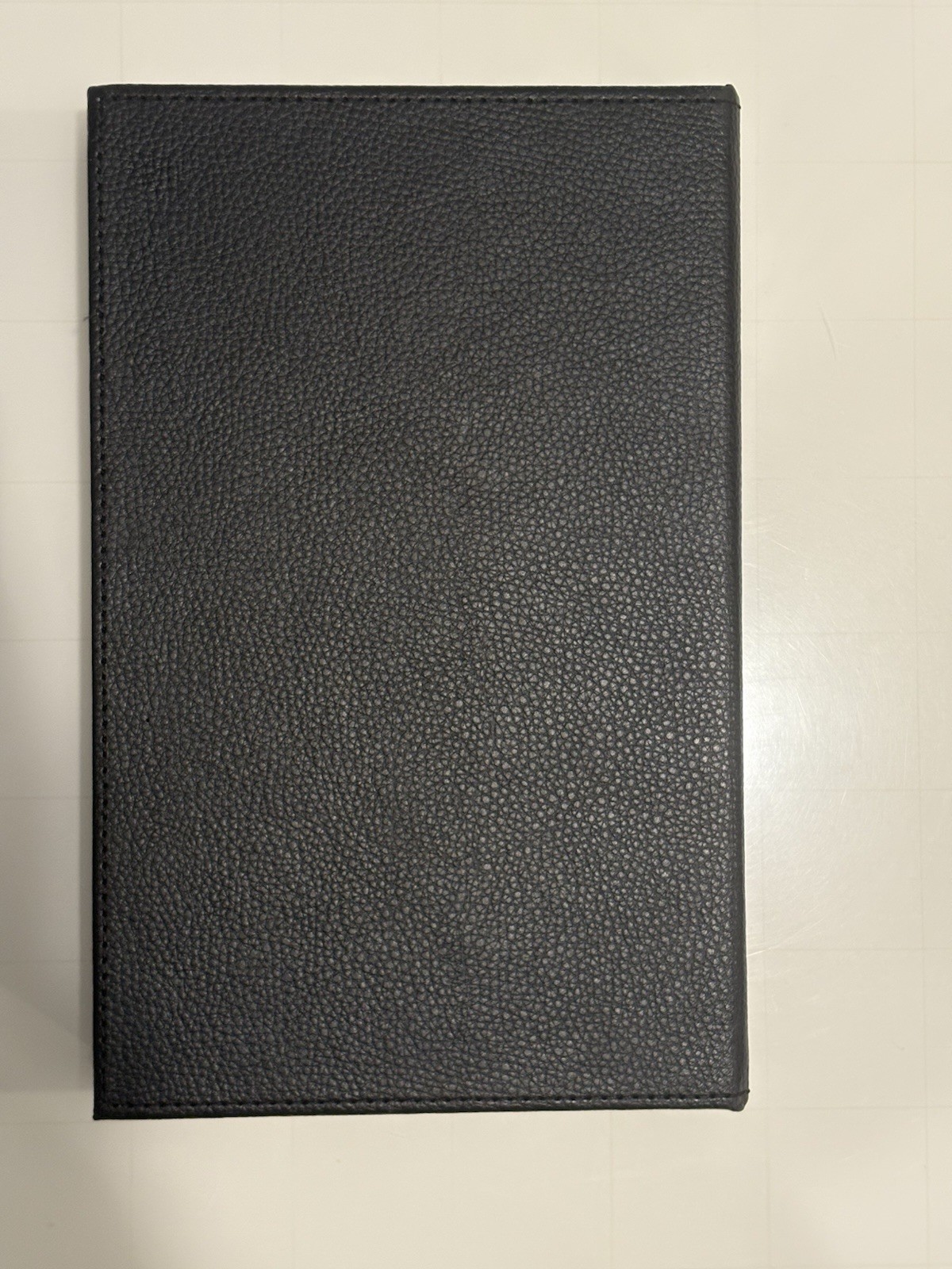 Kikkerland Book-Themed Faux Leather Lined Jewelry Box, Black, Ring/Earring