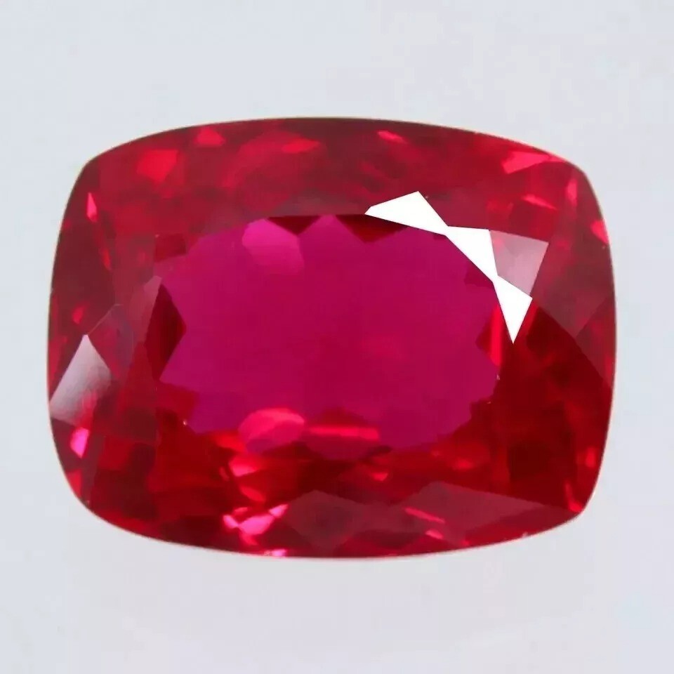 Blood Red Ruby Unheated 10-12 Ct Natural BURMA Pigeon Certified Loose Gemstone