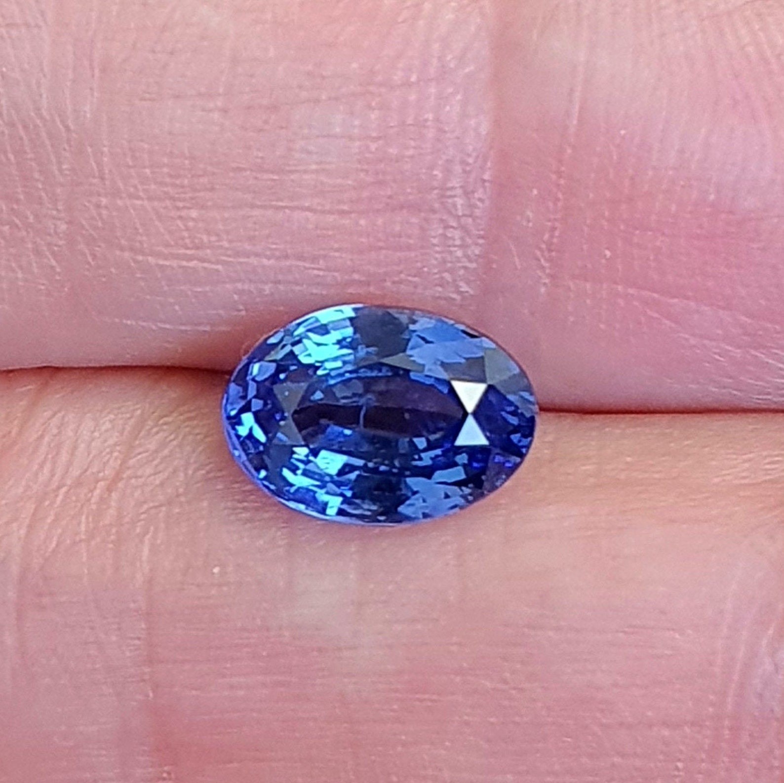 GIE Certified 2.5 Ct Natural Flawless Blue Sapphire Oval Cut Best Loose Gemstone