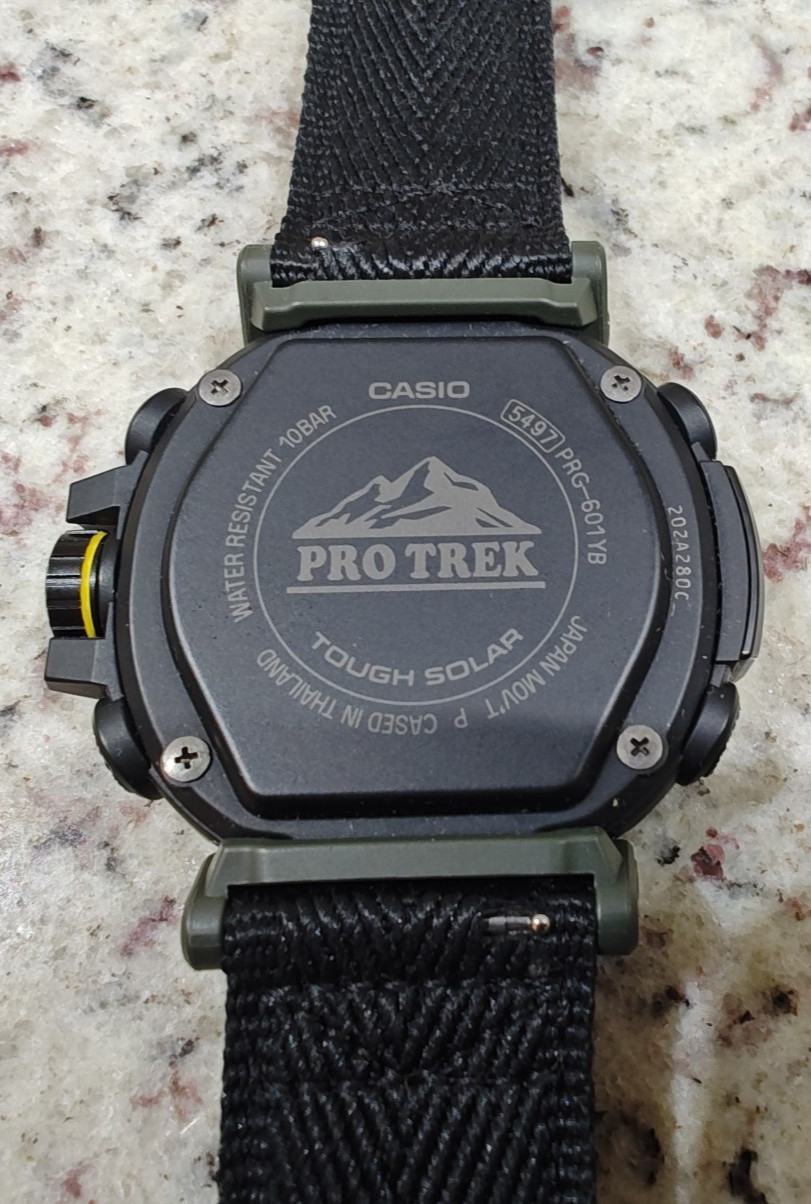 Casio Pro Trek Men’s Tough Solar Analog PRG601YB-3 (Temp, Baro, Comp & Alti)