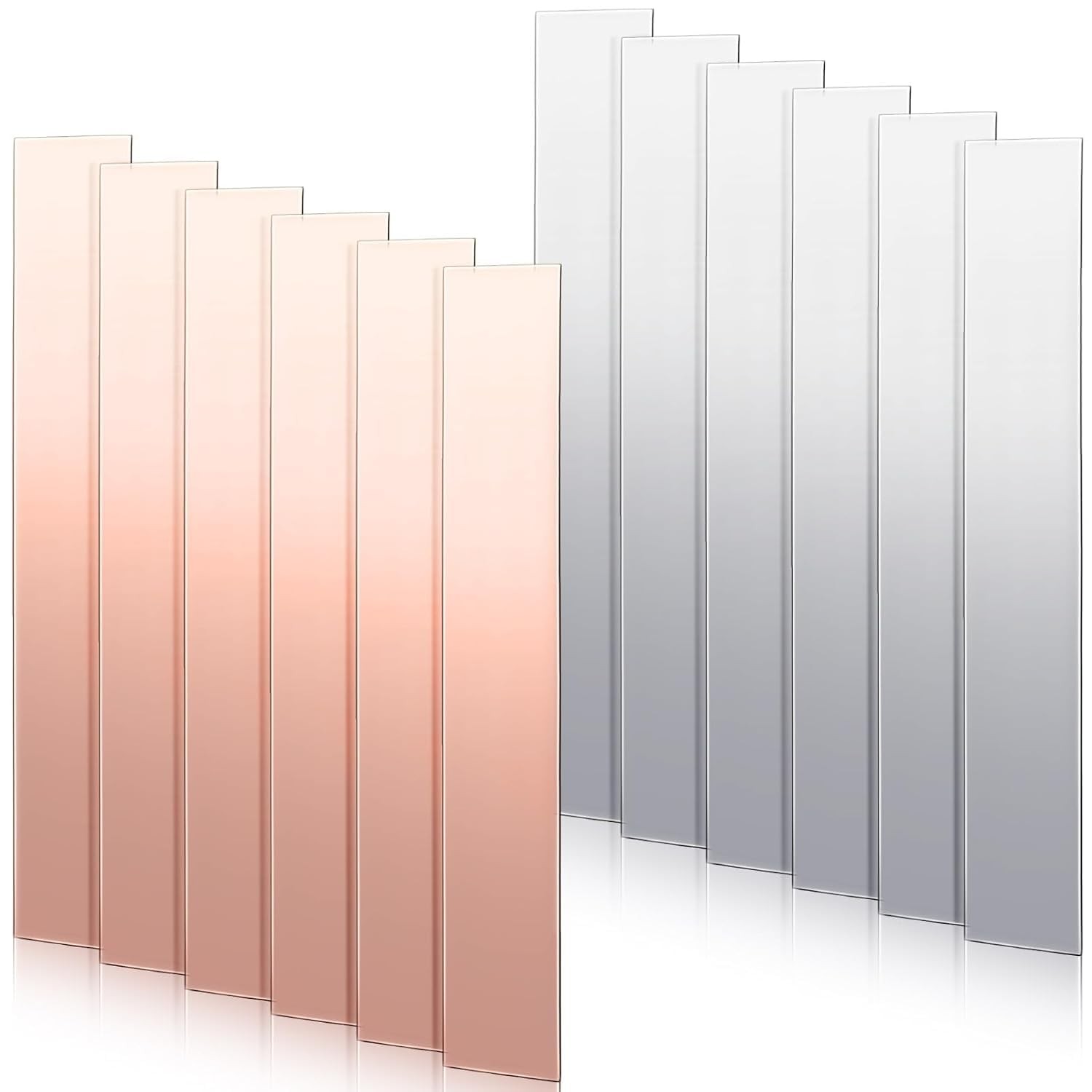 6 Pcs Pure Copper Zinc Anode Sheet 99.9% High Purity Copper Zinc Electrode St…