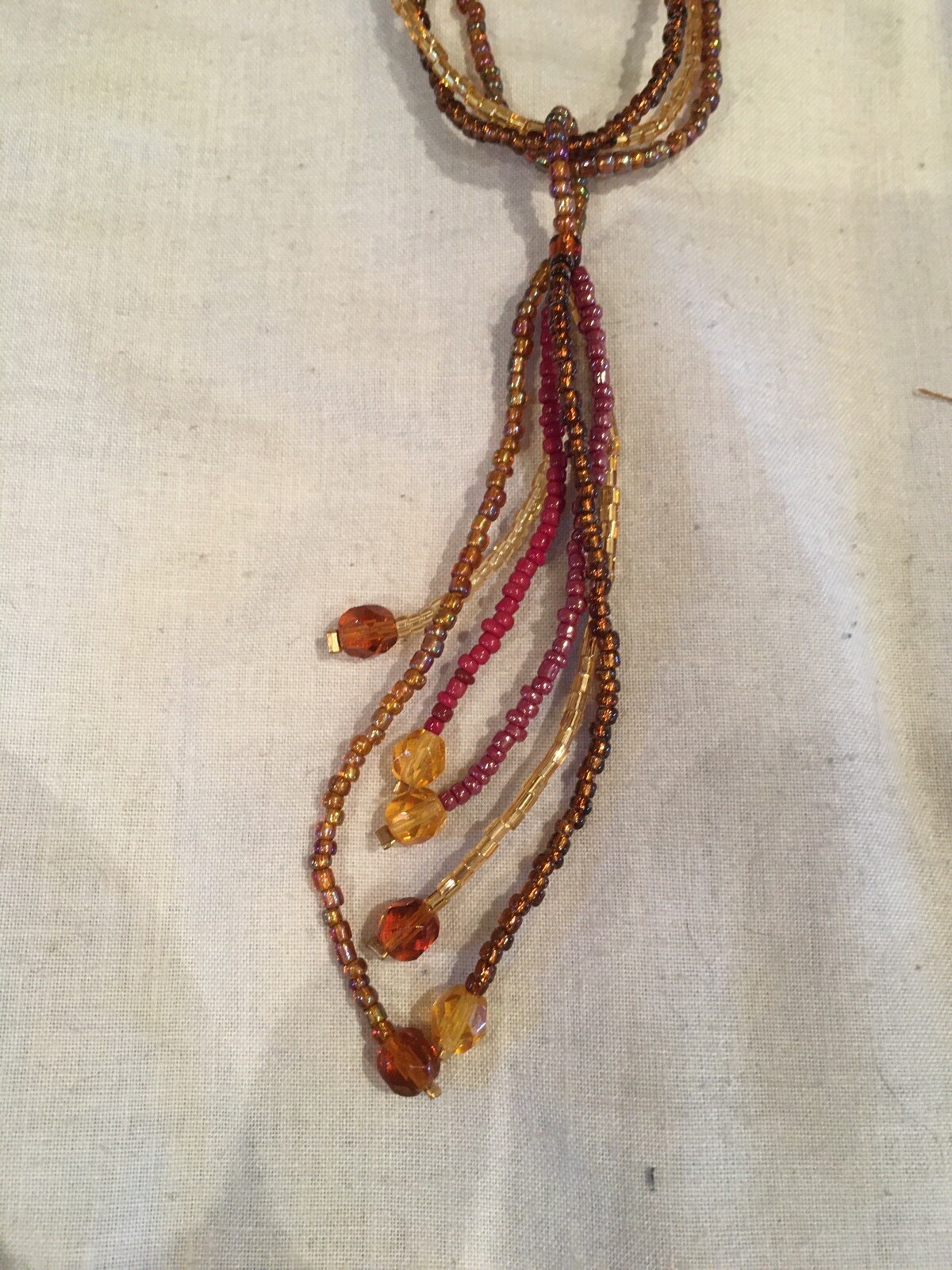 Multi Strand Bead Necklace. (j15. Type 3) New (3)